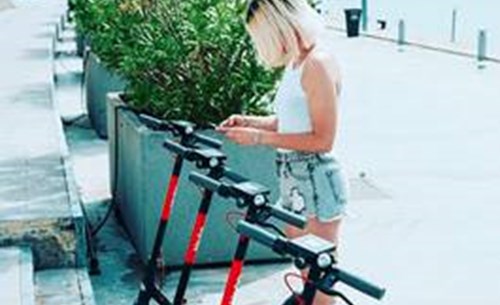Llega el “sharing” a los patinetes