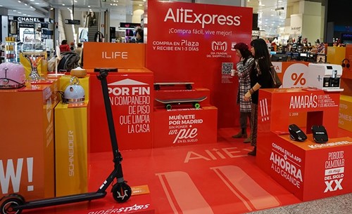 AliExpress y El Corte inglés abren una pop up