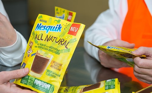 Nesquik estrena el envase en papel