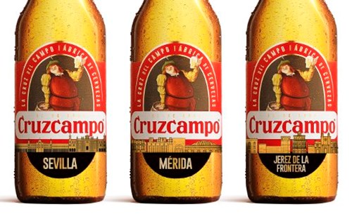 Cruzcampo have tuned their label