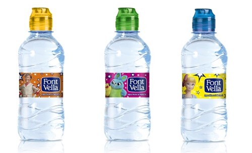 Toy Story 4 llega a las botellas de Fontvella