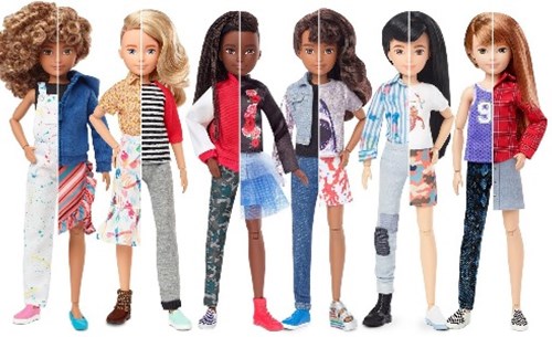 Mattel lanza  colección de muñecos de género inclusivo