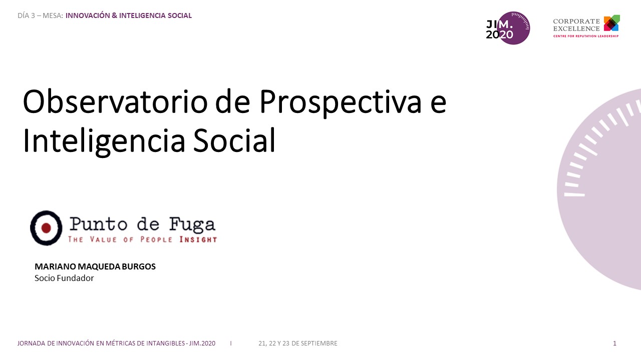 !Novedad! Observatorio de Prospectiva e Inteligencia Social