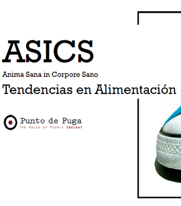ASICS, tendencias en alimentación